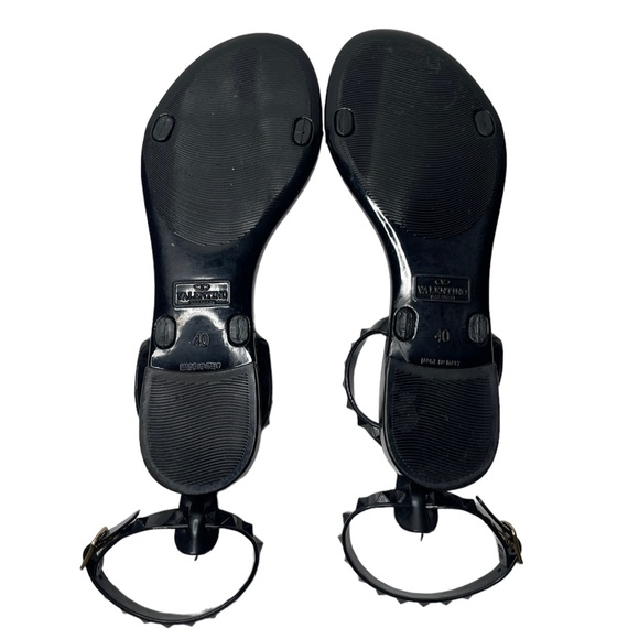 Valentino Garavani | Rockstud PVC Jelly Sandals in Black 40 - Picture 4 of 8